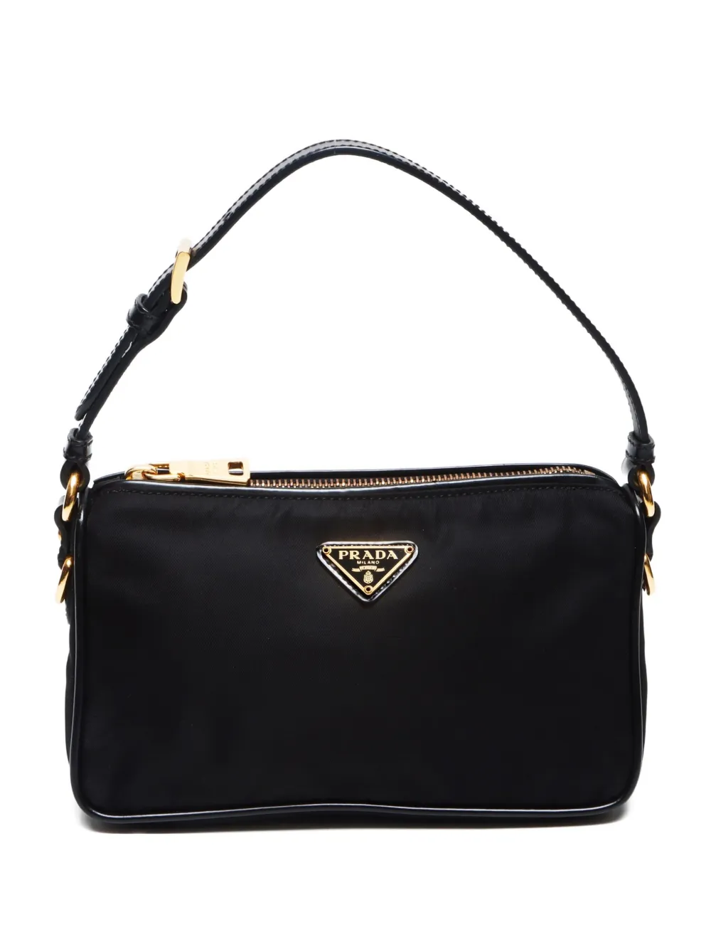 Prada Pre-Owned tote con logo triangular 2000-2020 | negro | Image 1