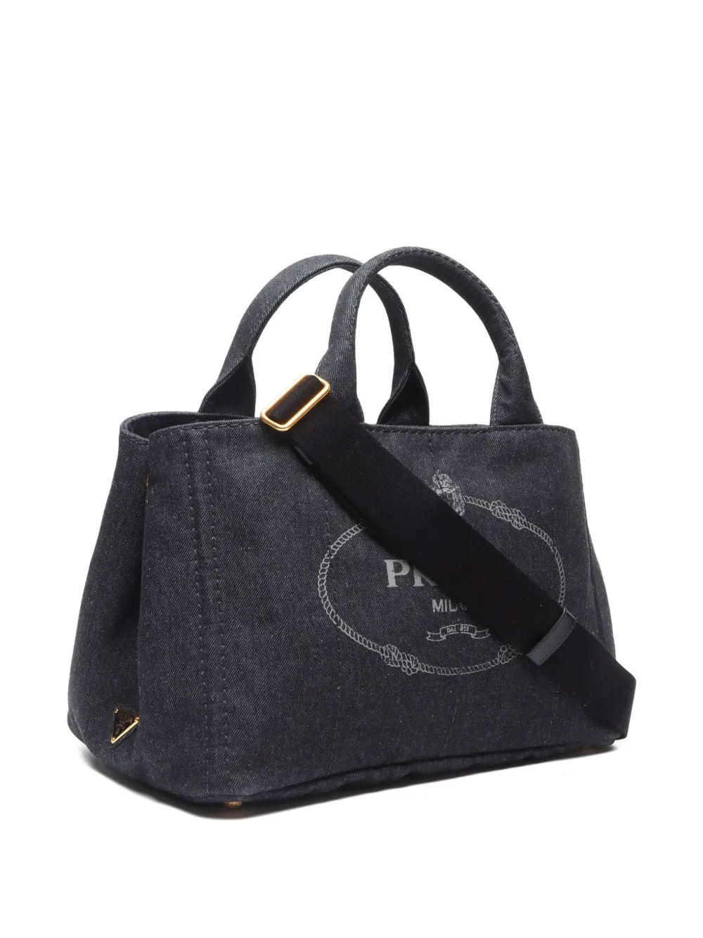 Pre-owned Prada 2011-2020 Canapa Two-way Handbag