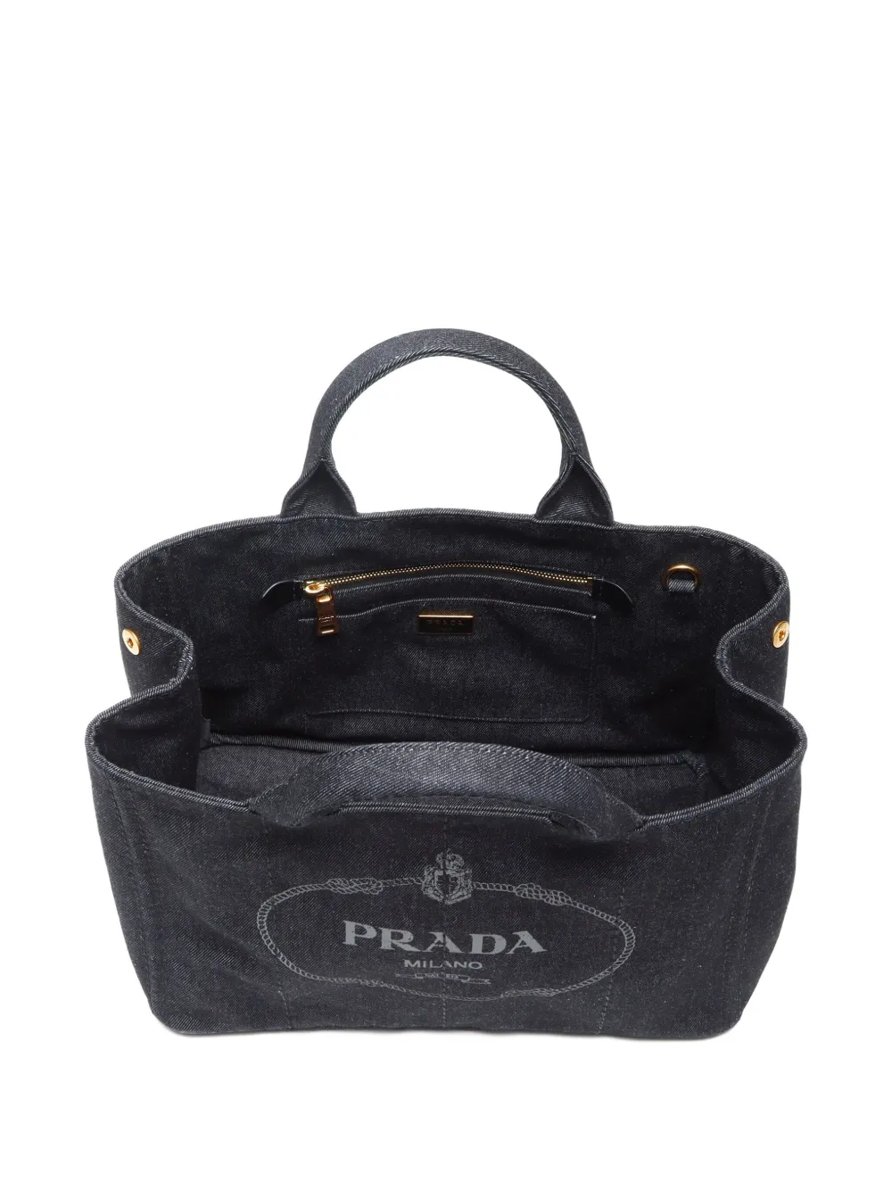 Pre-owned Prada 2011-2020 Canapa Two-way Handbag