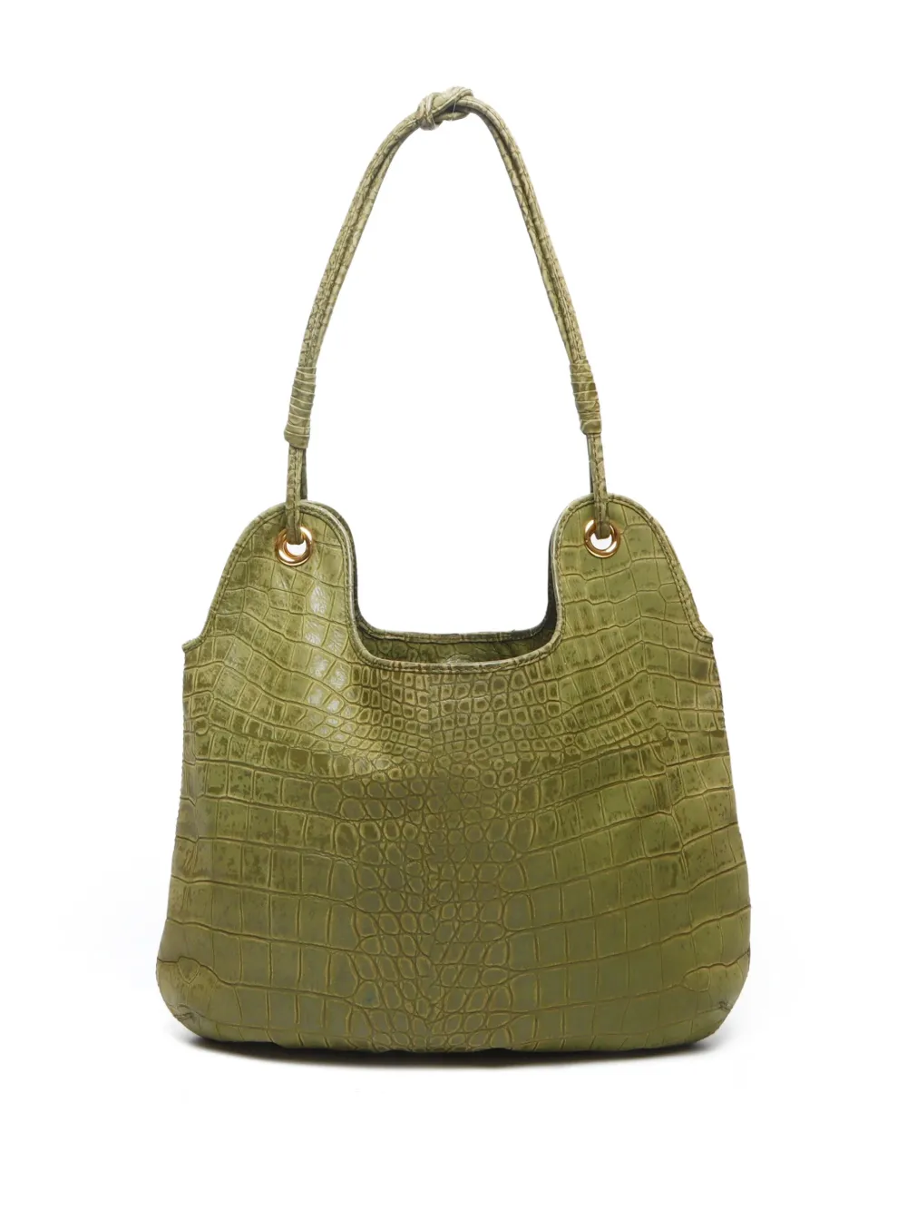 Bottega Veneta Pre-Owned 2000-2020 crocodile-embossed shoulder bag | Pre-Owned | Image 2