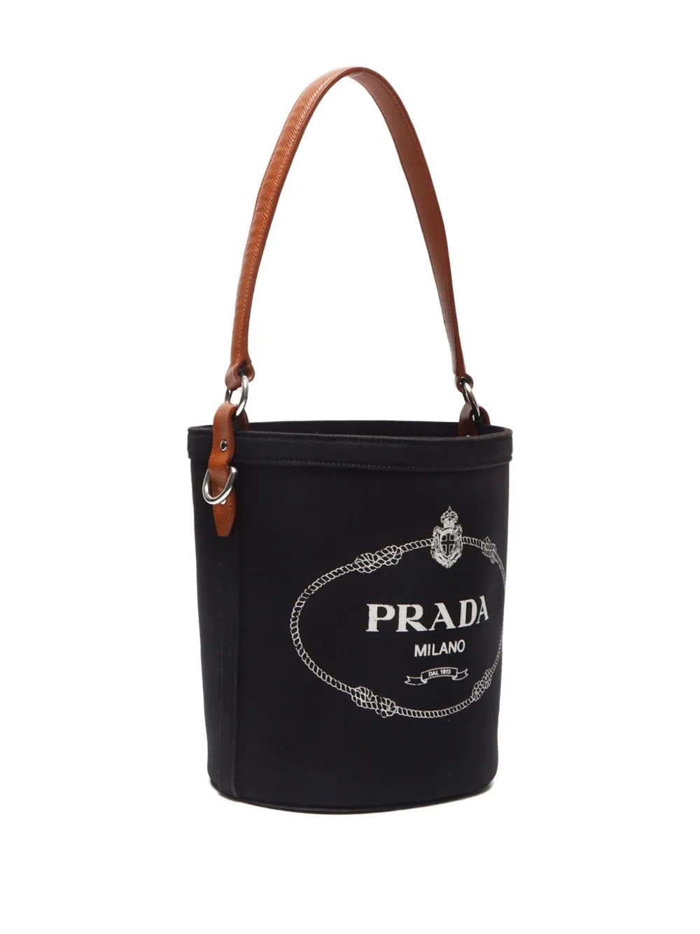 Pre-owned Prada 2020s Canapa Bucket Bag