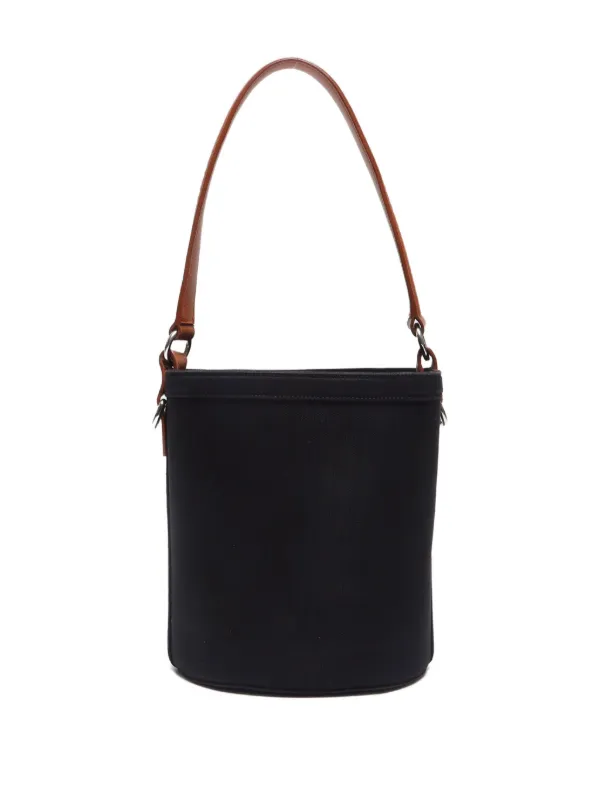 Prada Pre-Owned 2020s カナパ バケットバッグ | ブラック | FARFETCH JP