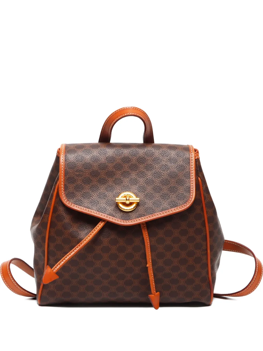 Céline Pre-Owned 1990-2010 Macadam-patterned backpack | Brown | Image 1