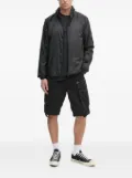 Rains zip-front stand-collar lightweight jacket - Black