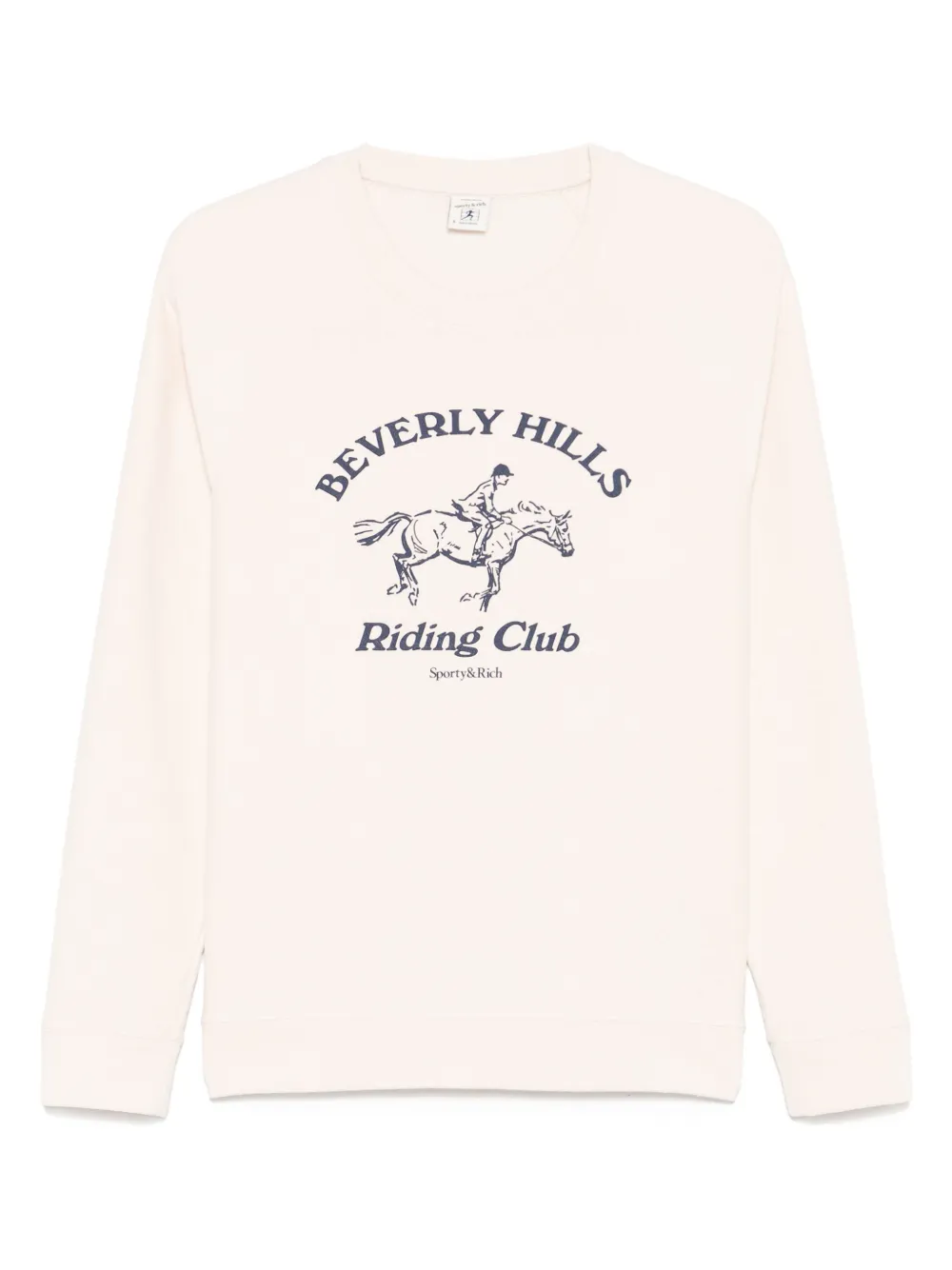 Sporty & Rich Riding Club sweater Beige