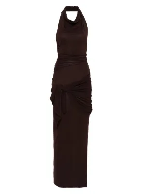 paloma wool ブラウン ノースリーブ ワンピース スリット入り paloma wool ブラウン ノースリーブ ワンピース スリット入り