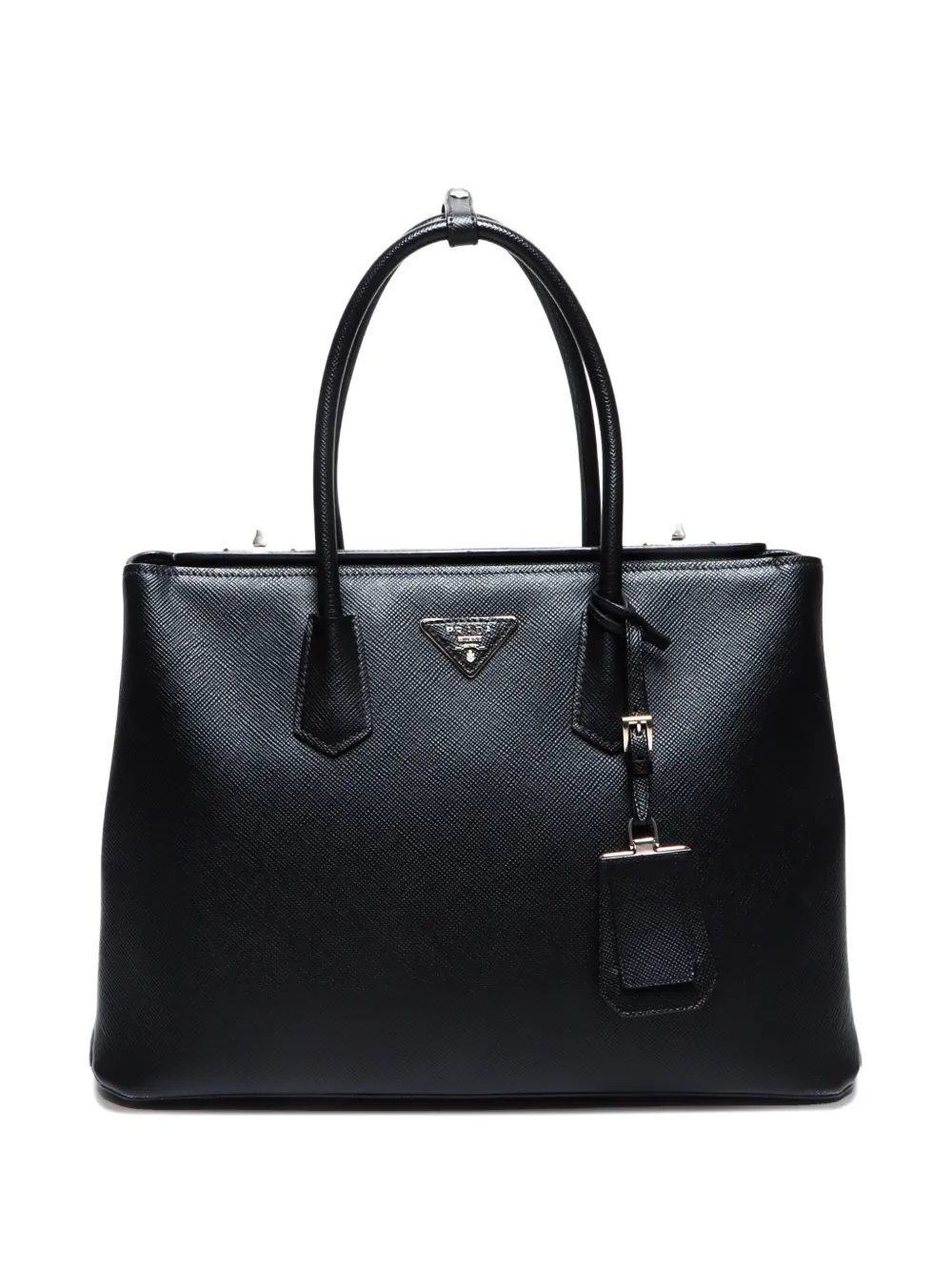 Pre-owned Prada 2020-2024 Triangle-logo Tote Bag