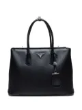 Prada Pre-Owned 2020-2024 triangle-logo tote bag - Black