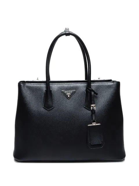 Prada Pre-Owned 2020-2024 triangle-logo tote bag