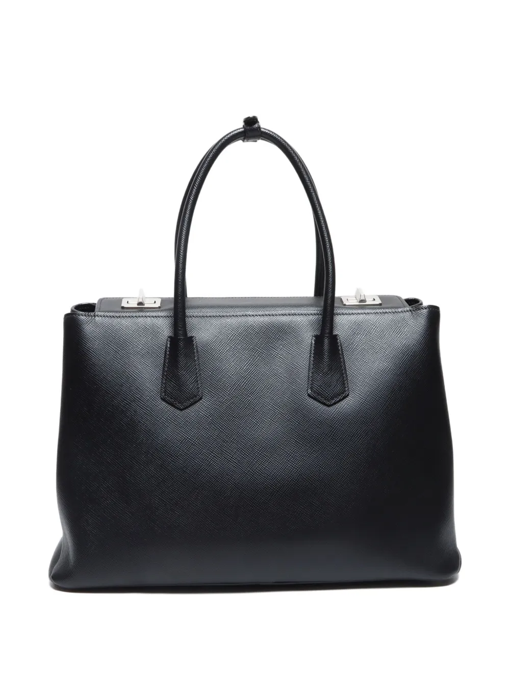 Prada Pre-Owned 2020-2024 triangle-logo tote bag | Men | Image 2