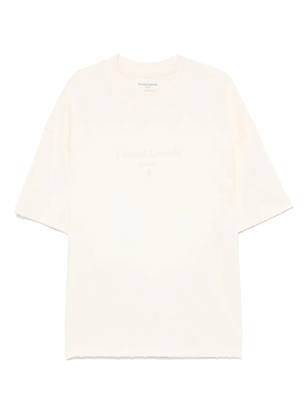 UNTITLED ARTWORKS playera con logo estampado | neutro | Image 1