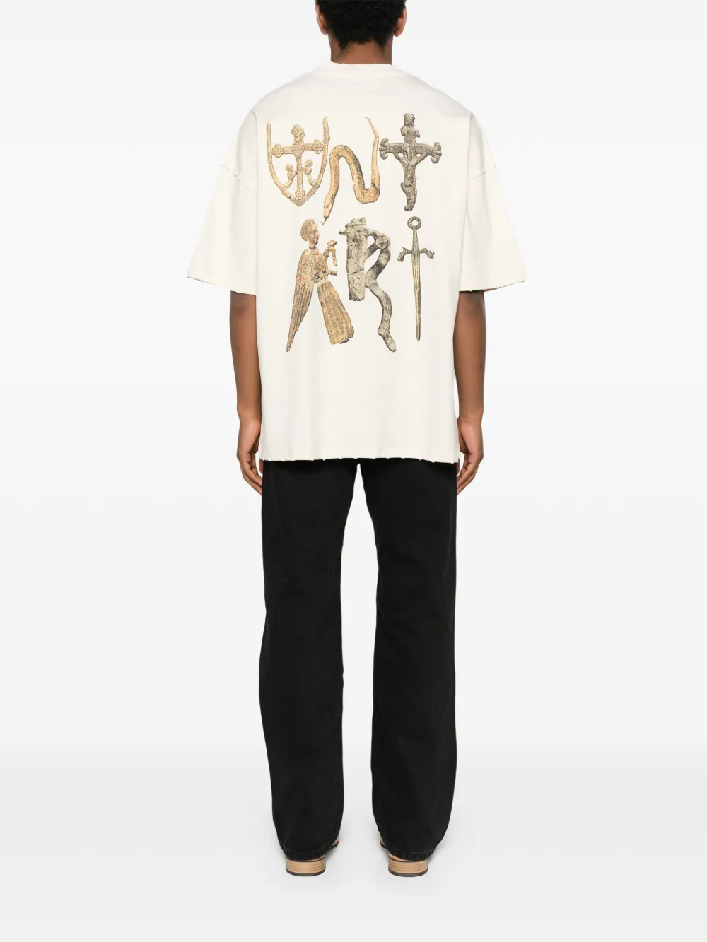 UNTITLED ARTWORKS Pilgrim T-shirt - Beige