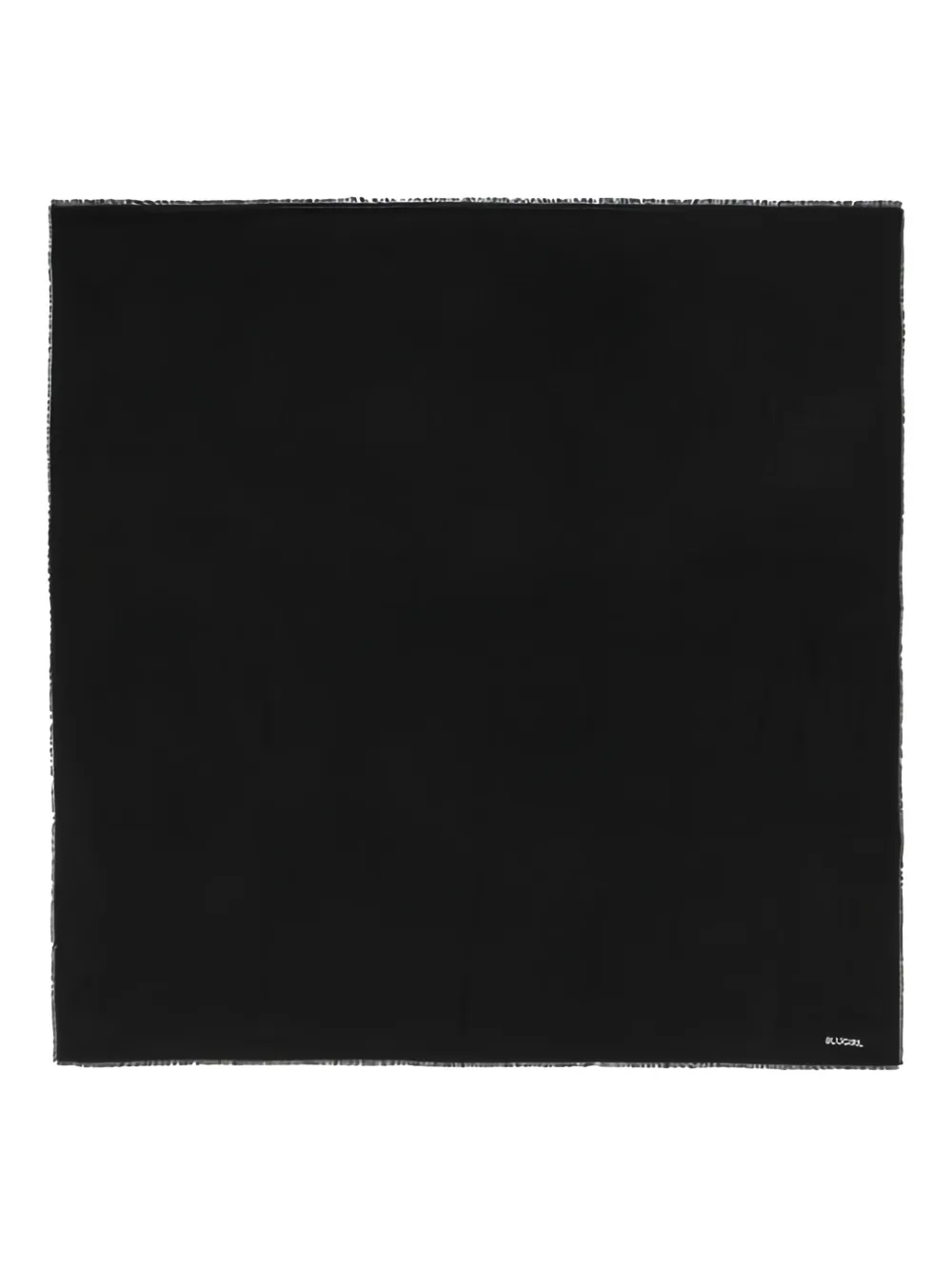 Blugirl frayed-edge scarf Zwart