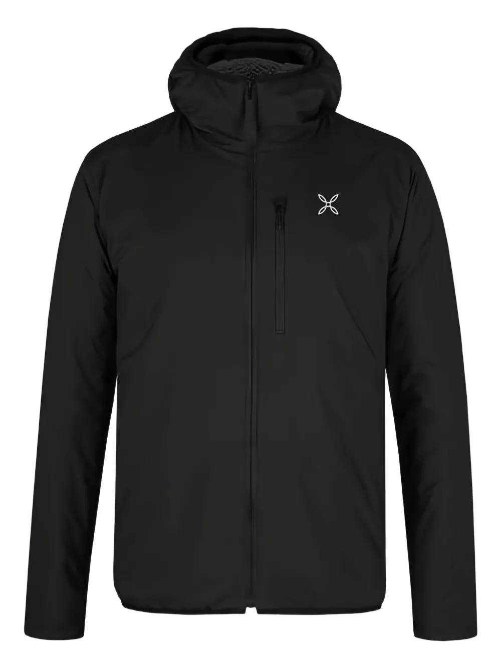 Monture hooded zip-fastening sweater | Black | Image 1