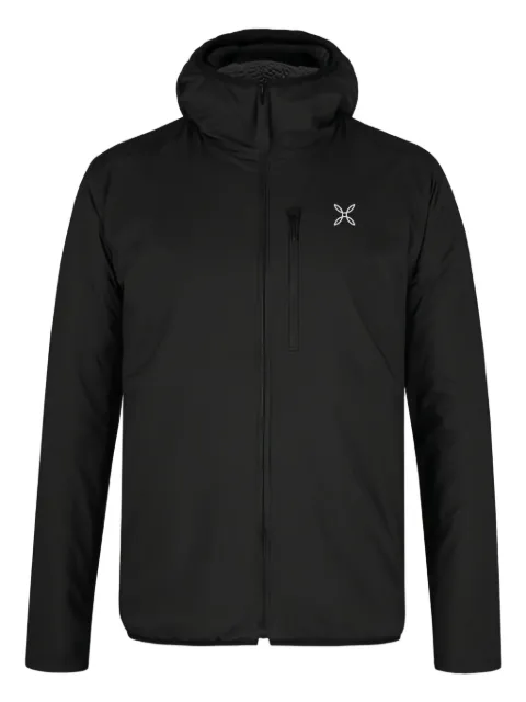 Monture hooded zip-fastening sweater