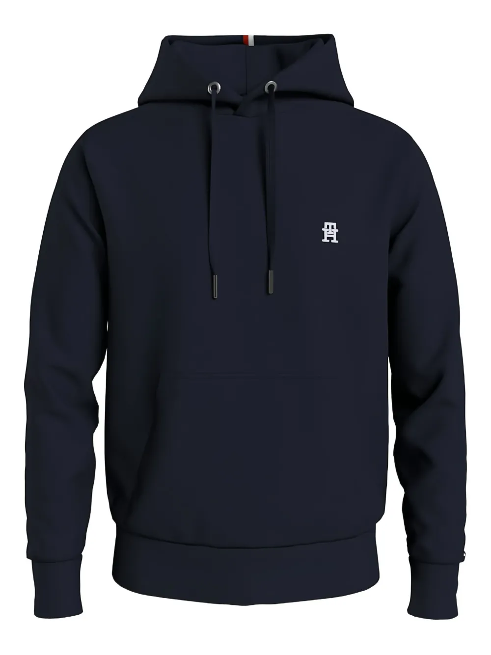 logo-embroidered hoodie