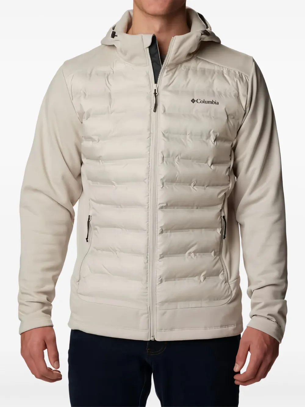 Columbia hooded quilted jacket - ニュートラル Columbia hooded quilted jacket - ニュートラル