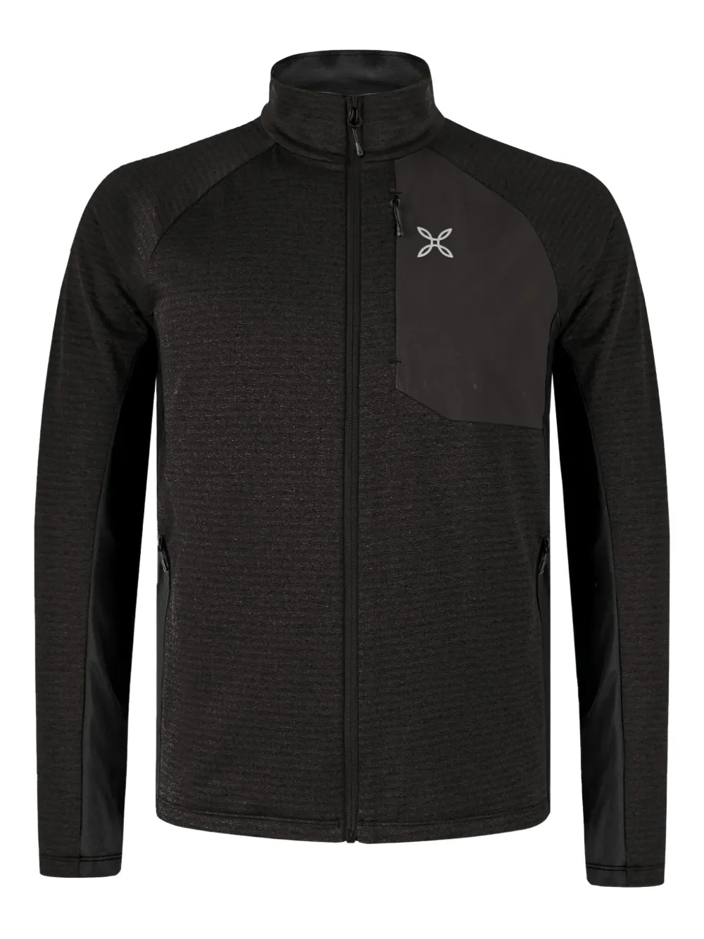 Monture Dolomiti zip-up cardigan - ブラック Monture Dolomiti zip-up cardigan - ブラック