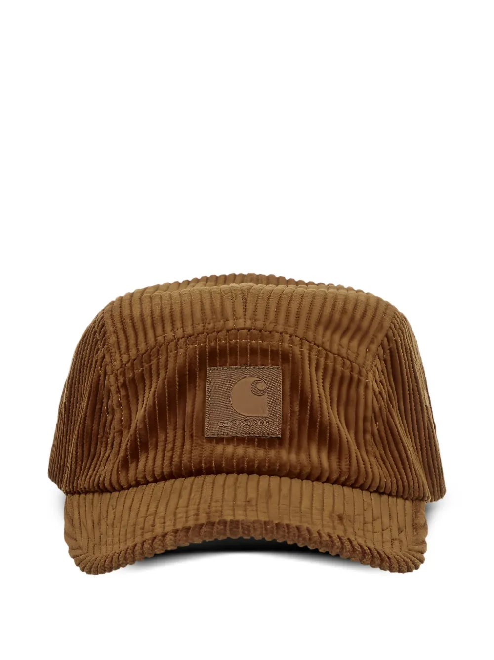 Carhartt WIP corduroy logo-patch cap | Brown | Image 1