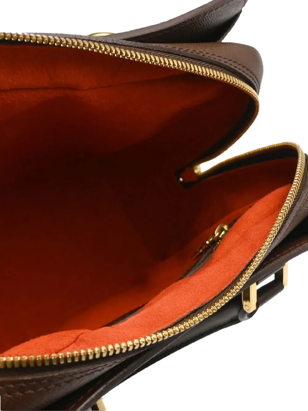 Pre-owned Louis Vuitton 2002 Triana Tote Bag In Brown