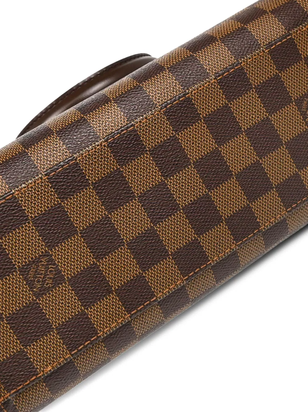 Pre-owned Louis Vuitton 2002 Triana Tote Bag In Brown