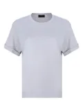 Gran Sasso turn-up sleeve T-shirt - Grey