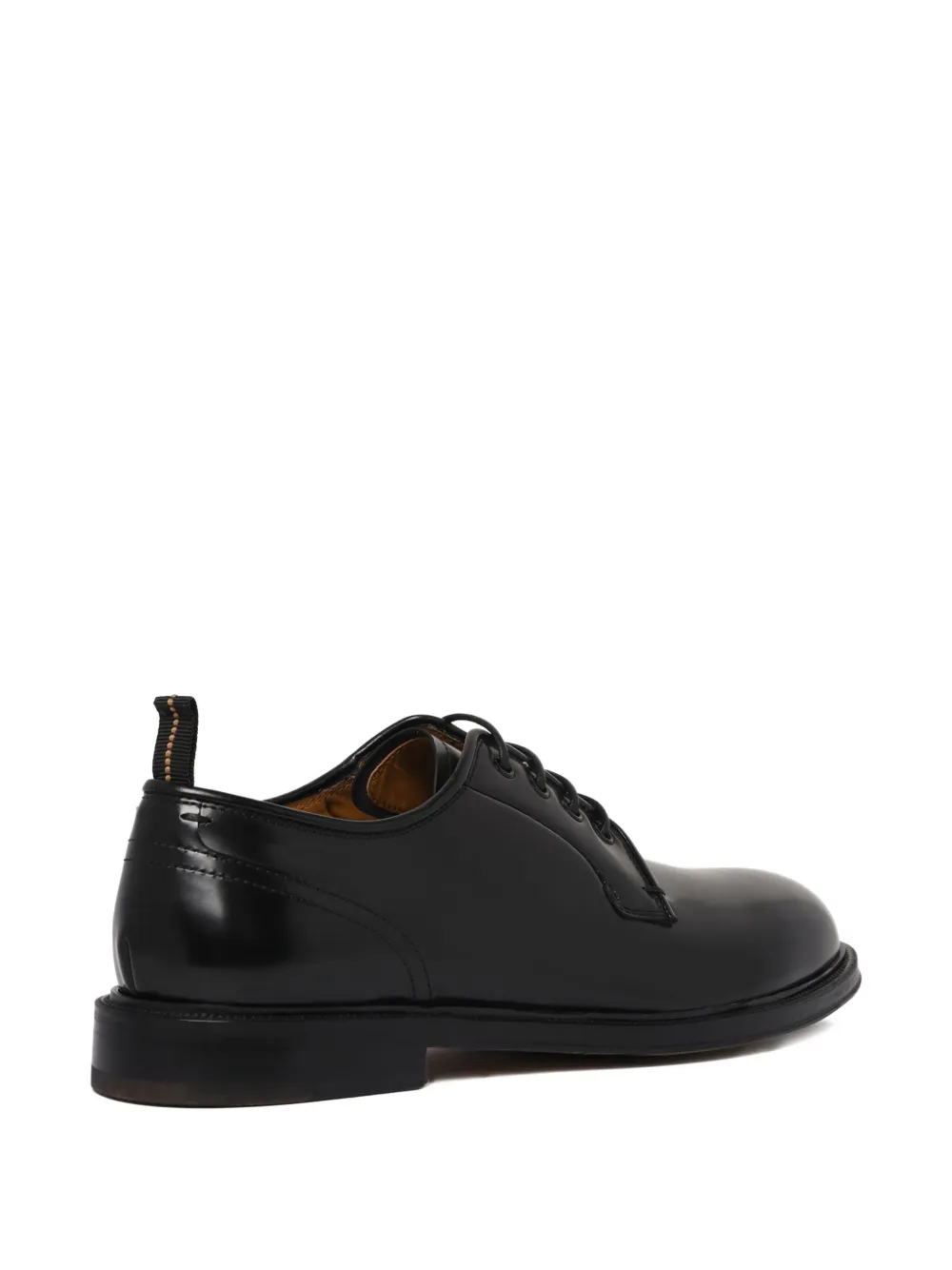 Fabi leather lace-up shoes Black