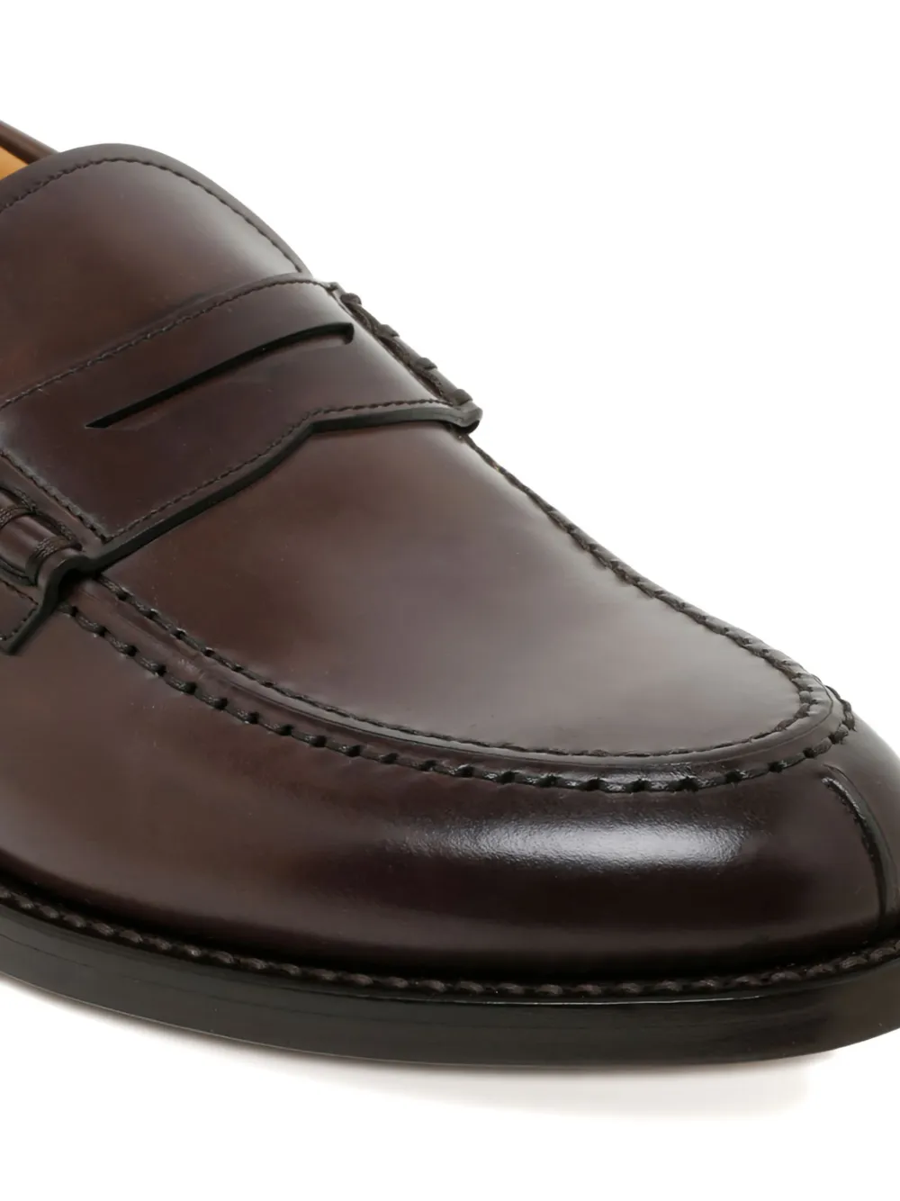 Fabi leather loafers Brown