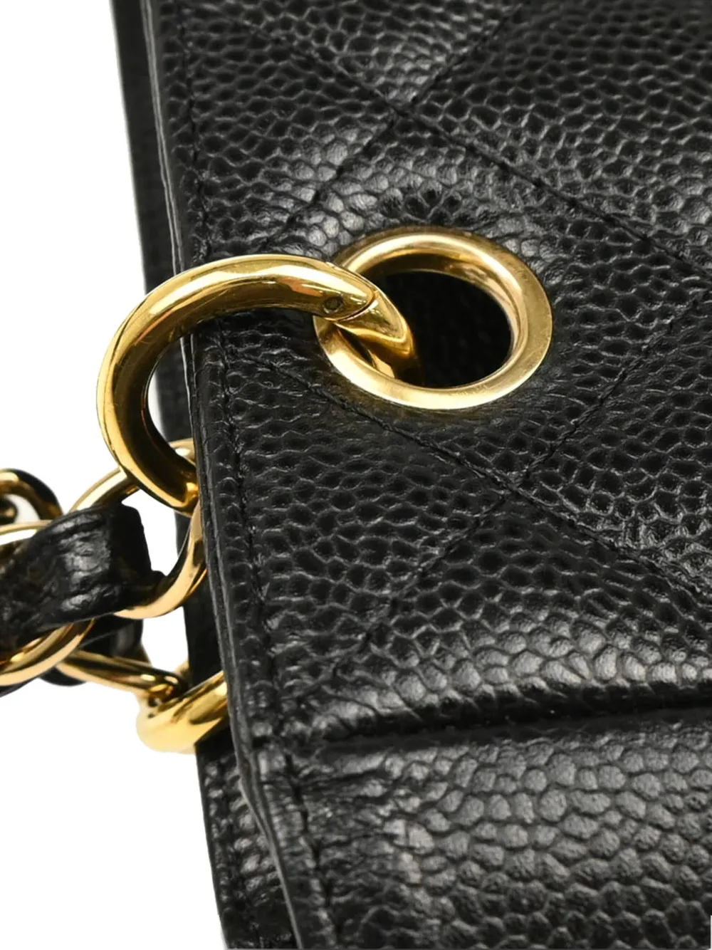 Pre-owned Chanel 2005 Petite Shopping Tote Bag In Black