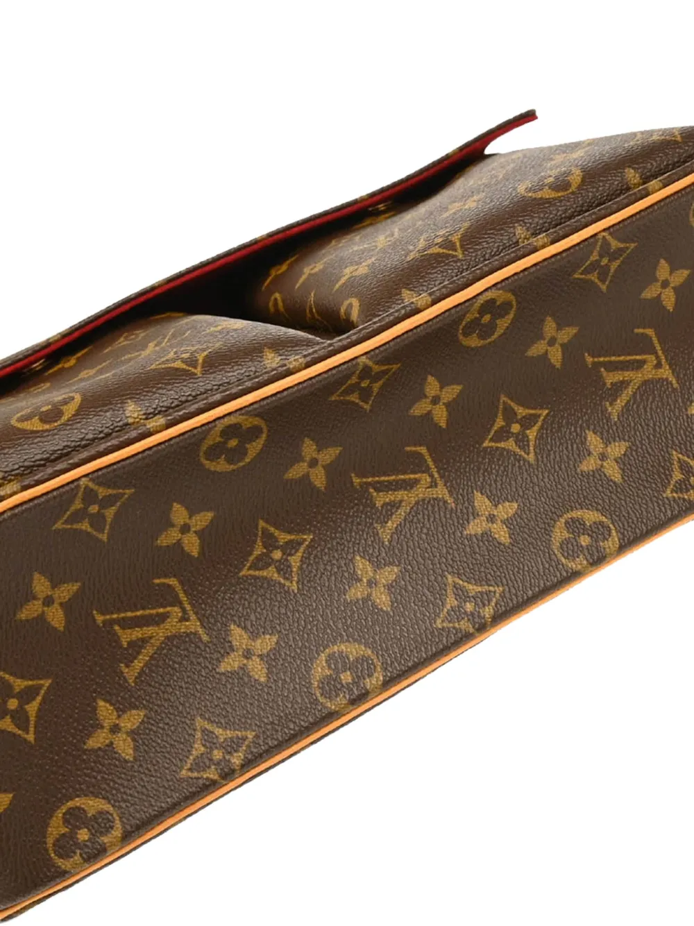 Pre-owned Louis Vuitton 2004 Viva Cité Gm Shoulder Bag In Brown