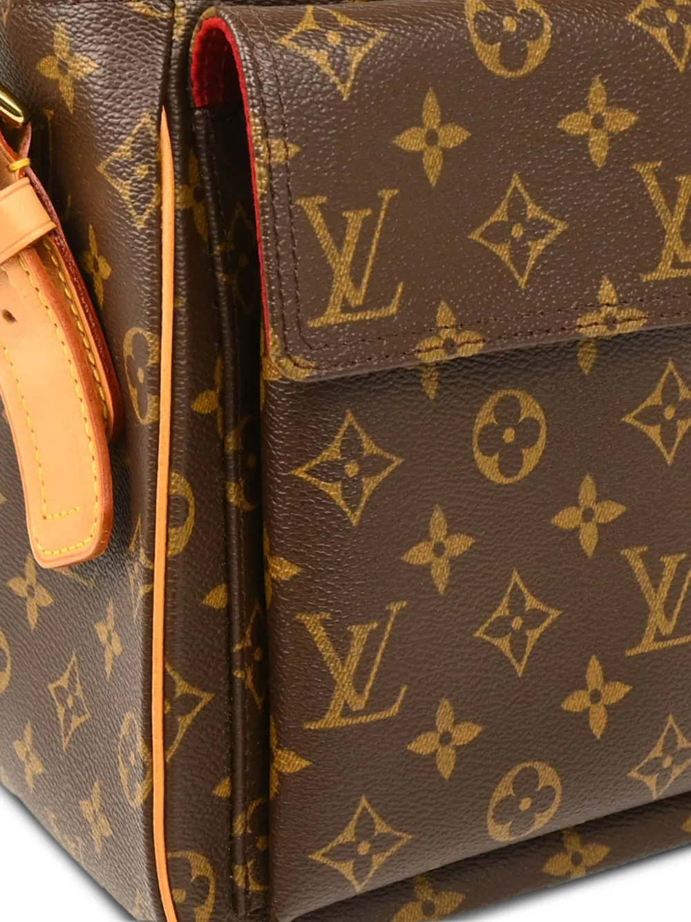Pre-owned Louis Vuitton 2004 Viva Cité Gm Shoulder Bag In Brown