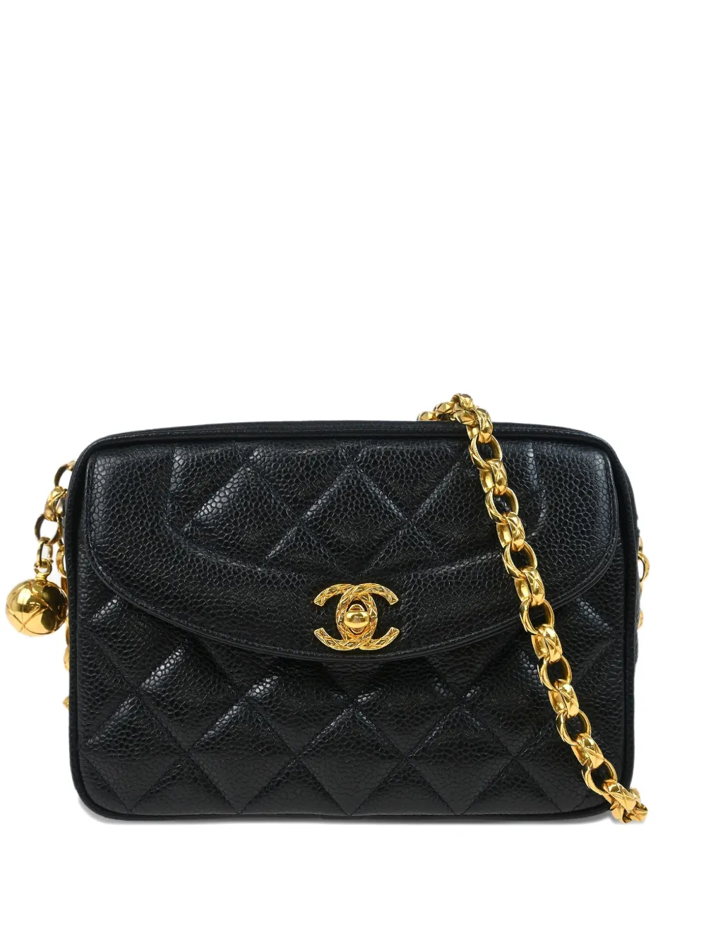 CHANEL Pre-Owned 1992 diamond-quilted mini bag | Black | Image 1