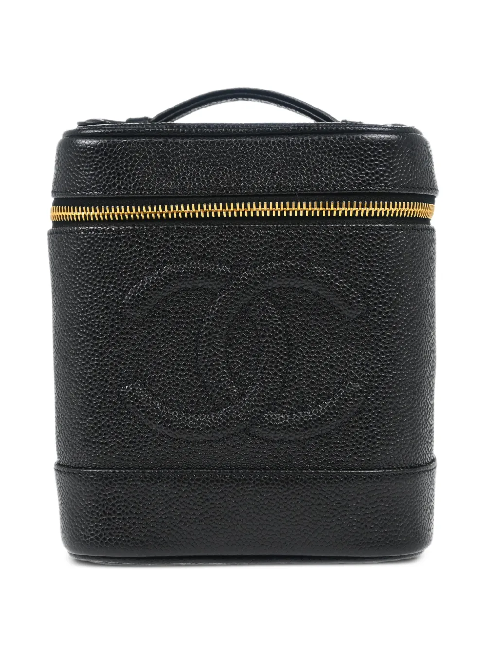 CHANEL Pre-Owned 2003 タイムレス バニティバッグ - ブラック CHANEL Pre-Owned 2003 タイムレス バニティバッグ - ブラック