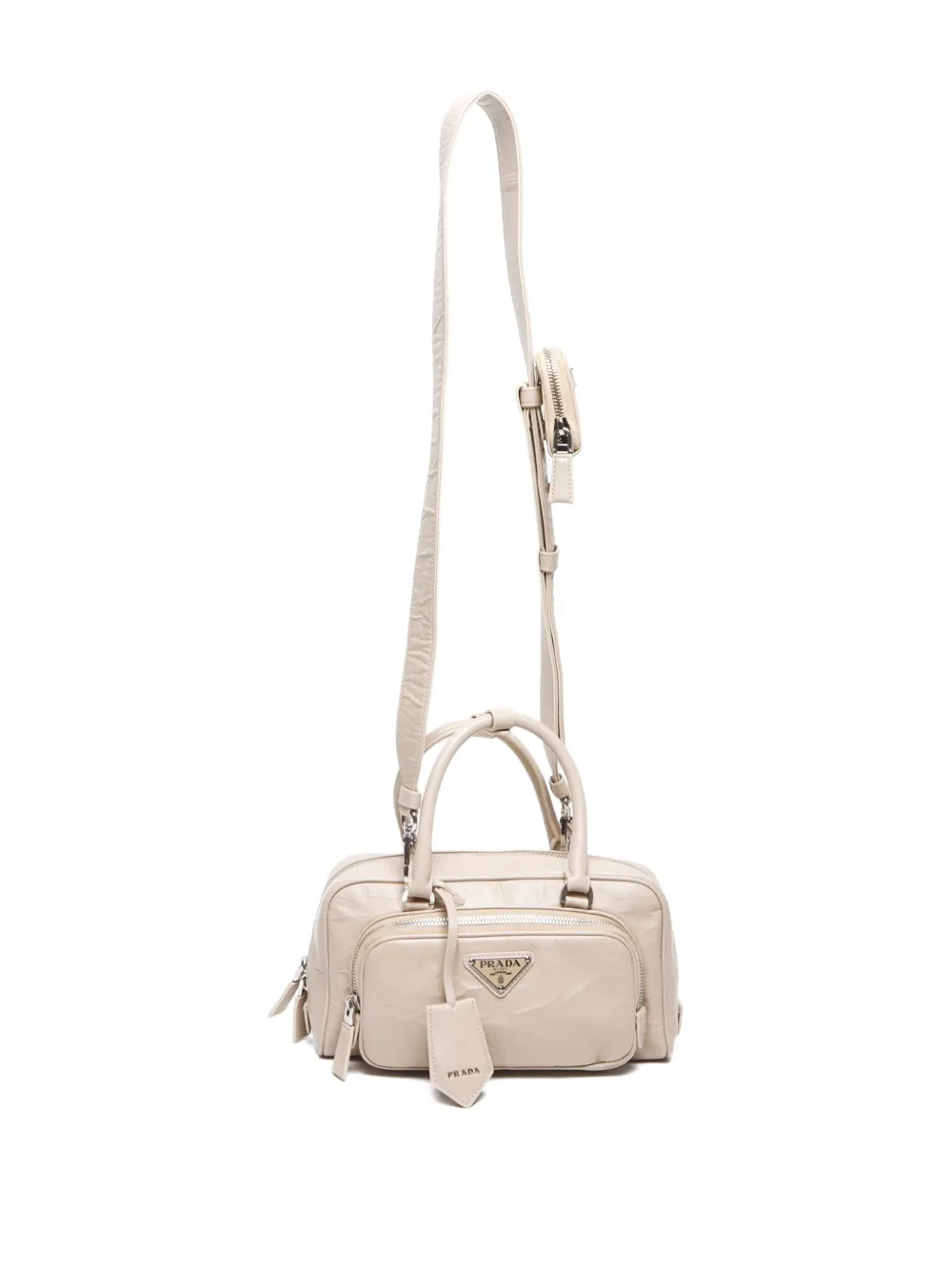 Pre-owned Prada 2020-2024 Small Antique Cross Body Bag