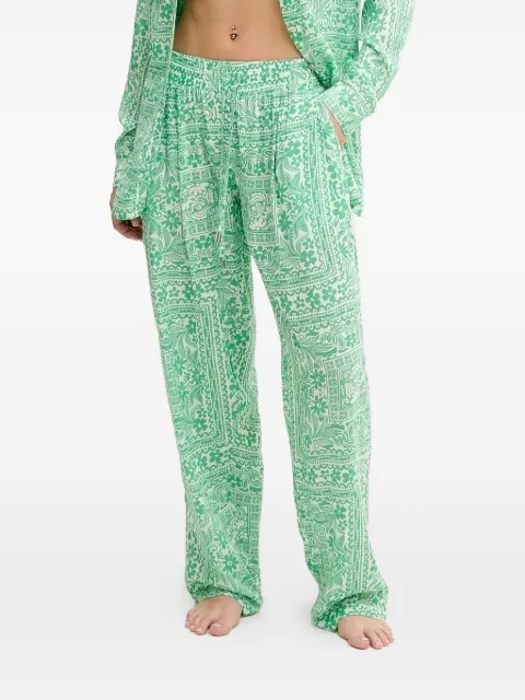 Melissa Odabash patterned drawstring-waistband trousers