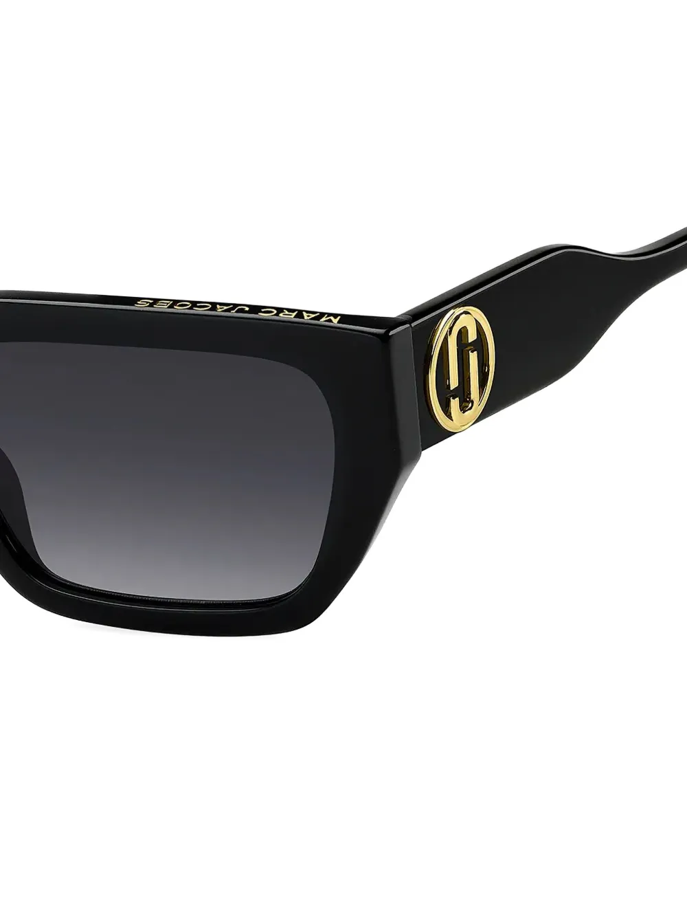 Marc Jacobs Eyewear Zonnebril met vierkant montuur Zwart