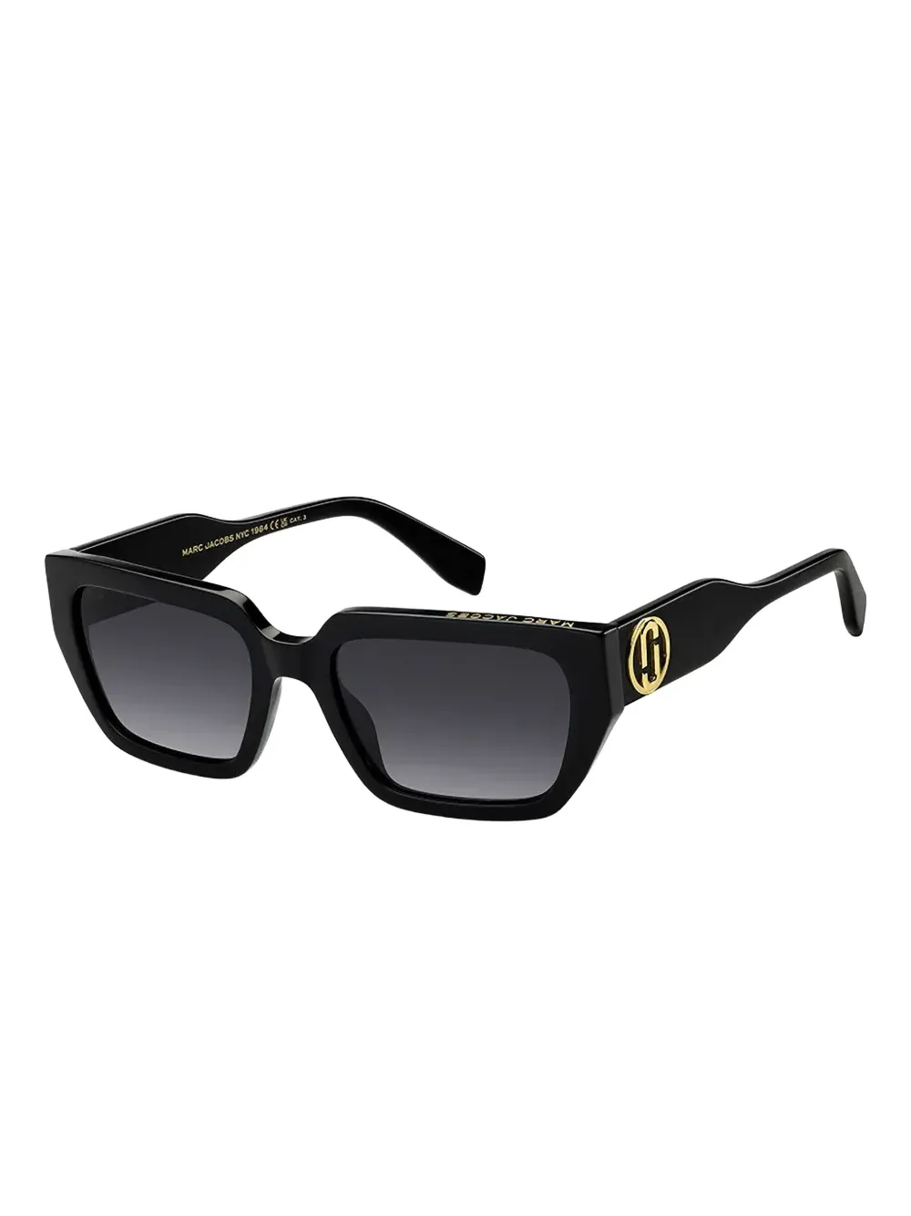 Marc Jacobs Eyewear Zonnebril met vierkant montuur Zwart