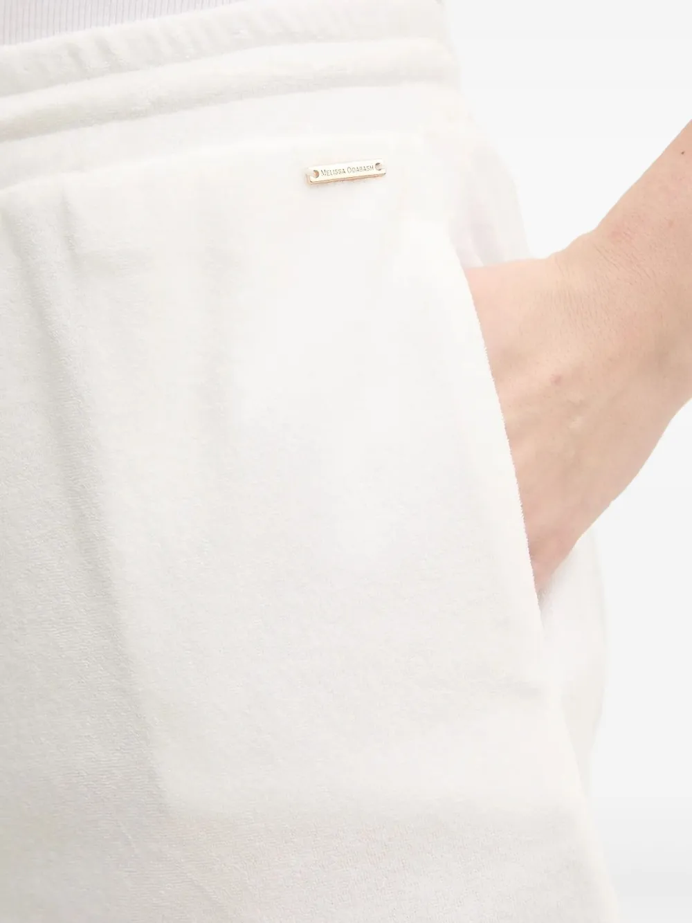 Melissa Odabash Harley Drawstring-waist Mini Shorts In White