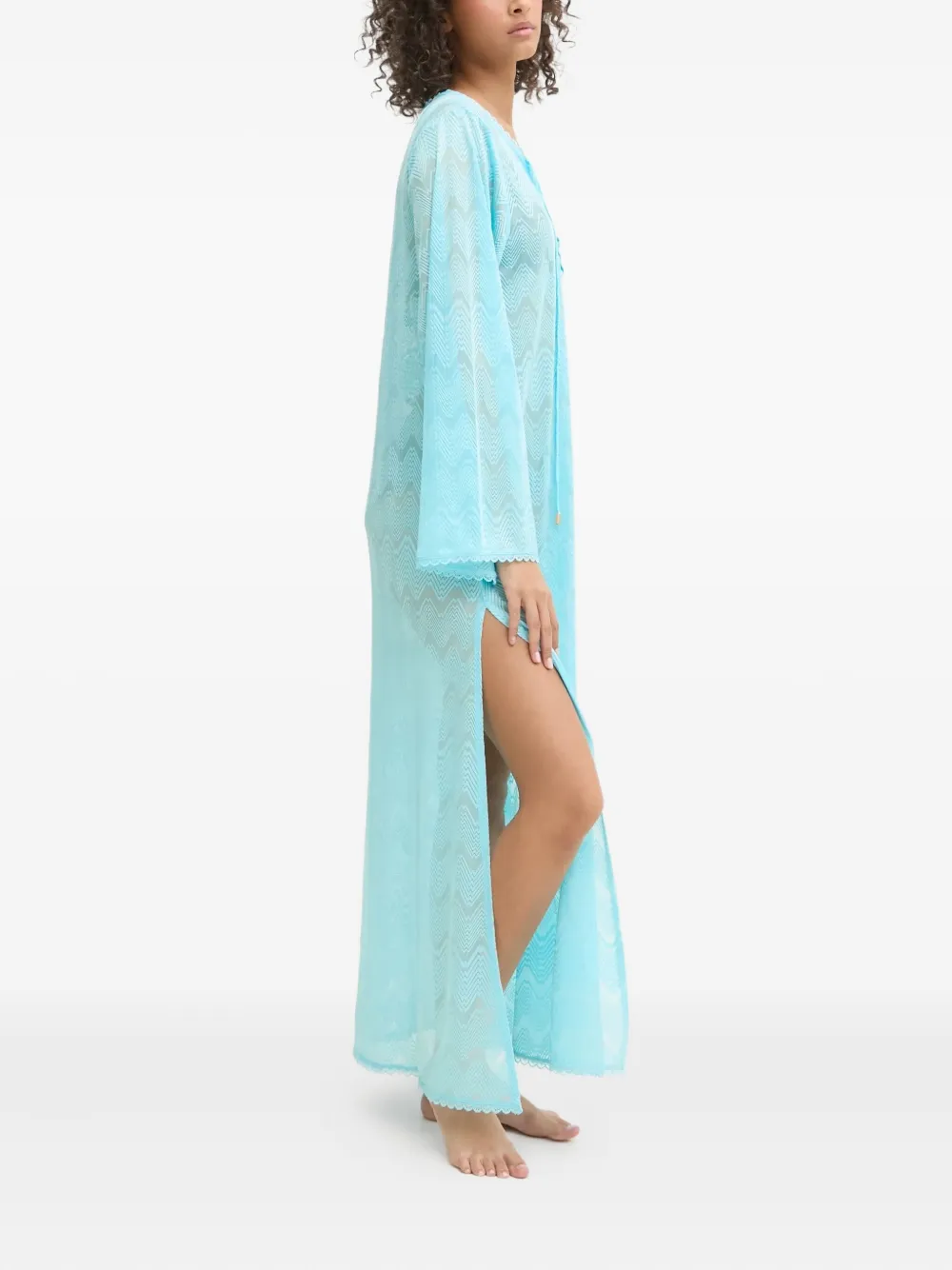Melissa Odabash lace-up chevron beach dress | Beach Dresses | Image 2