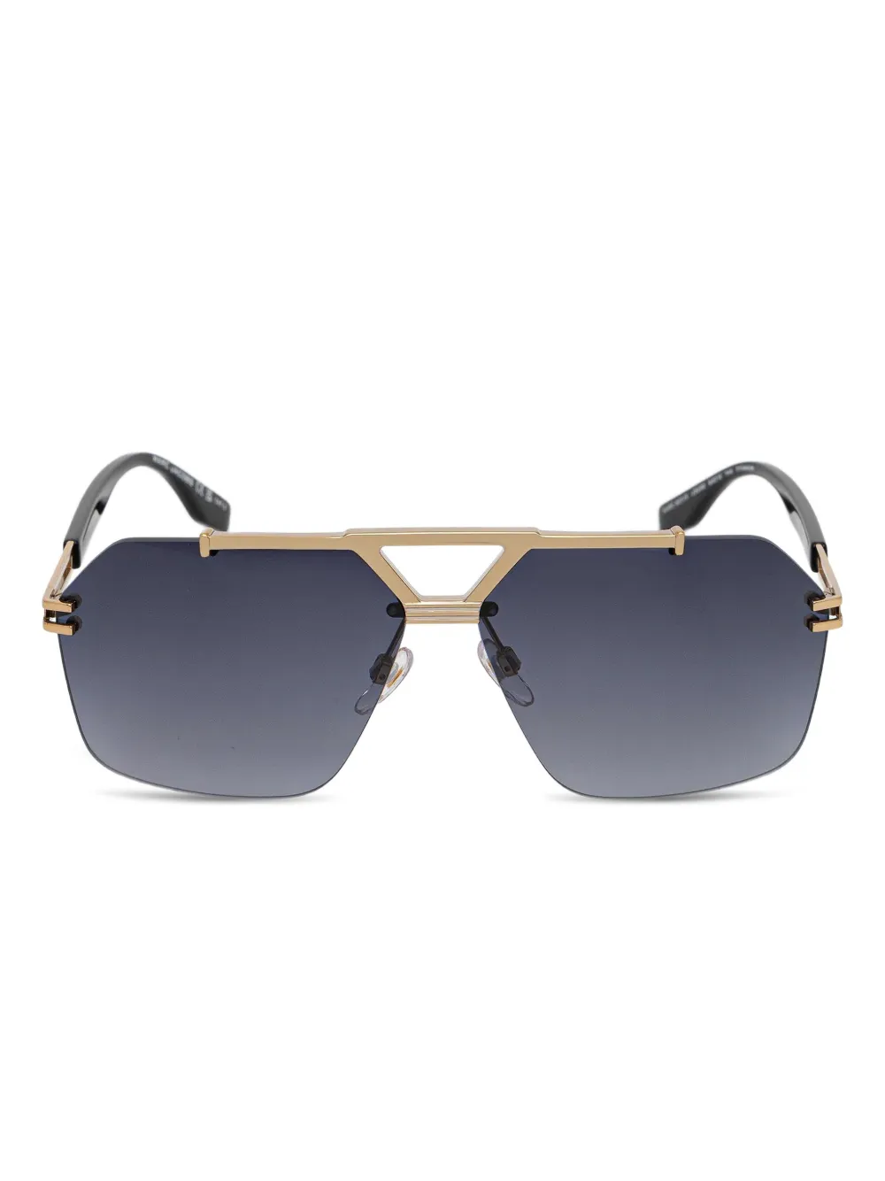Marc Jacobs Eyewear Zonnebril met geometrisch montuur Goud