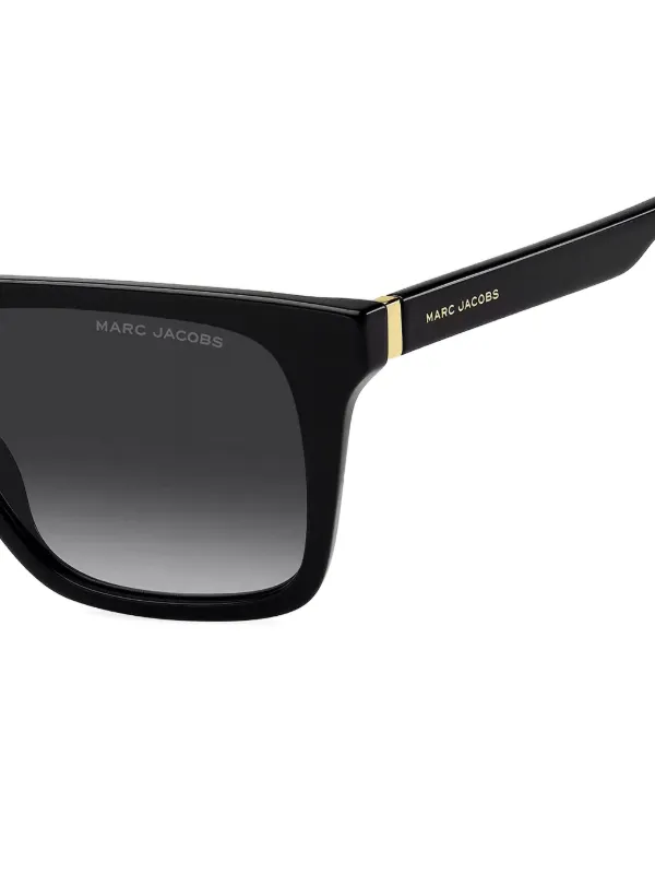 Marc Jacobs Black Logo Wayfarer Sunglasses 22330765_52246386_600.jpg main image 3