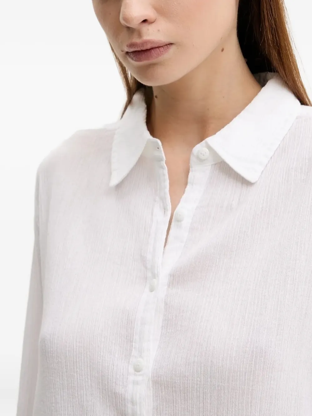 Melissa Odabash Blouse met textuur Wit