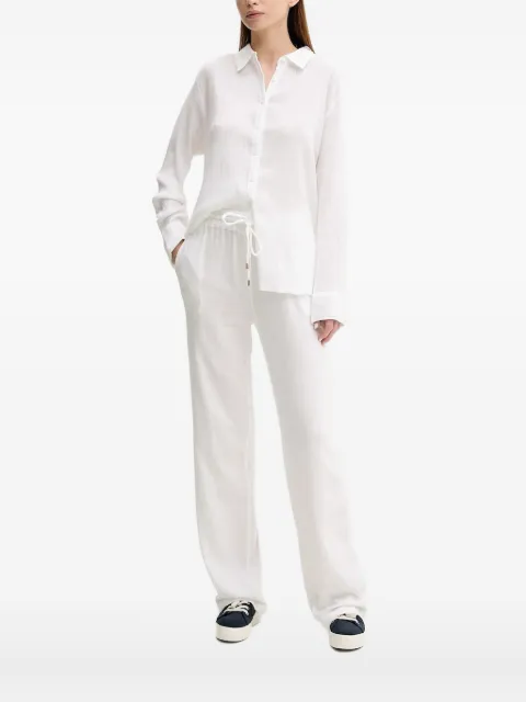 Melissa Odabash textured button-down shirt