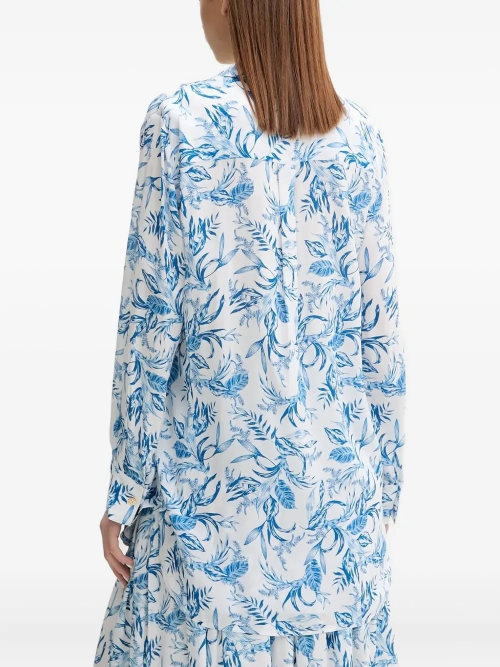 Melissa Odabash Paige maxi-jurk met bloemenprint - Wit