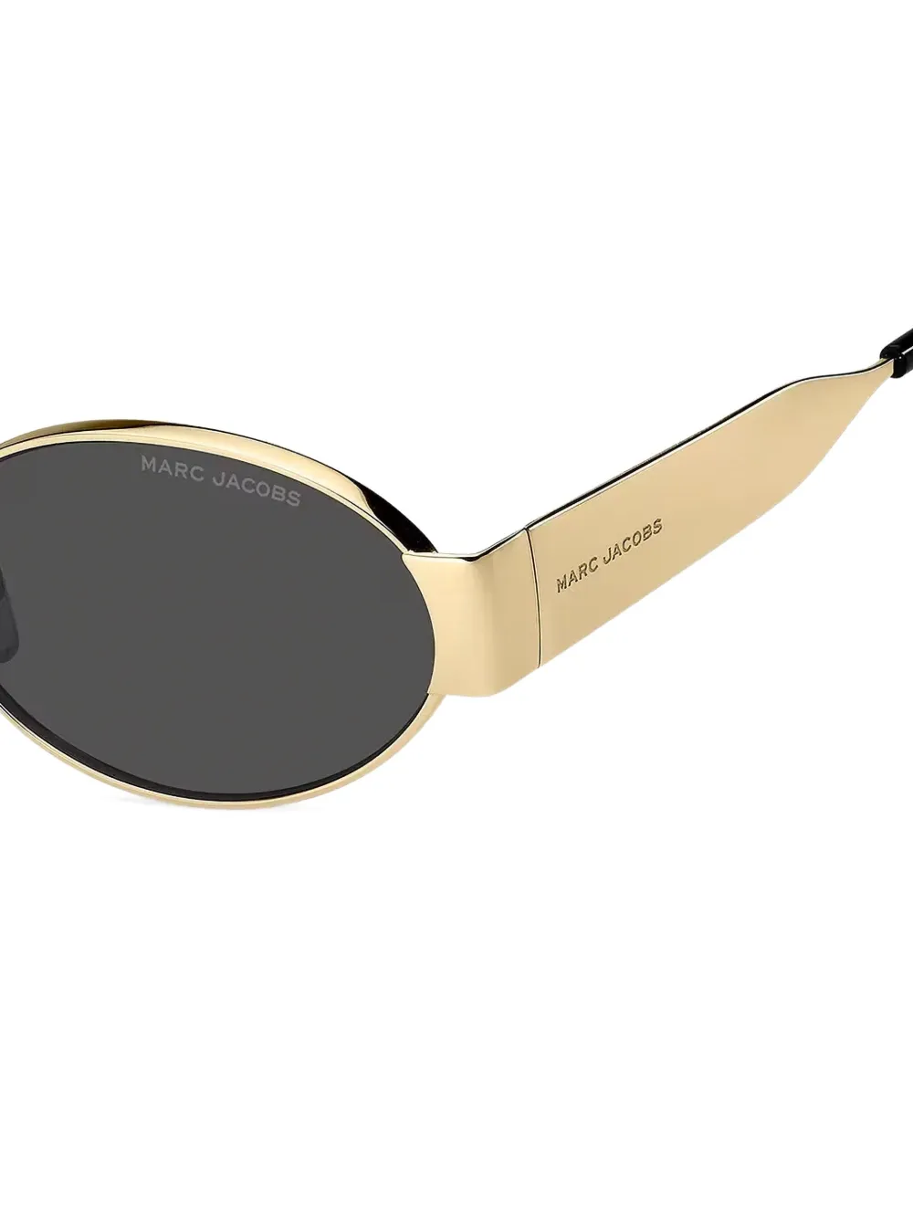 Marc Jacobs Eyewear Zonnebril met ovalen montuur Goud