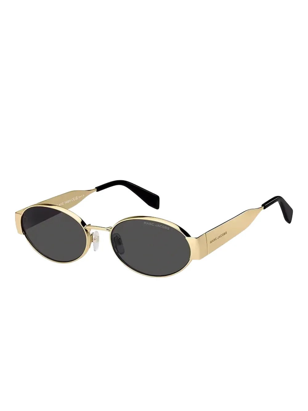  Marc Jacobs Eyewear Oval-frame Sunglasses - Gold 