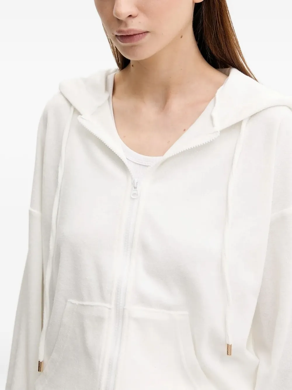 Melissa Odabash Top met capuchon Wit