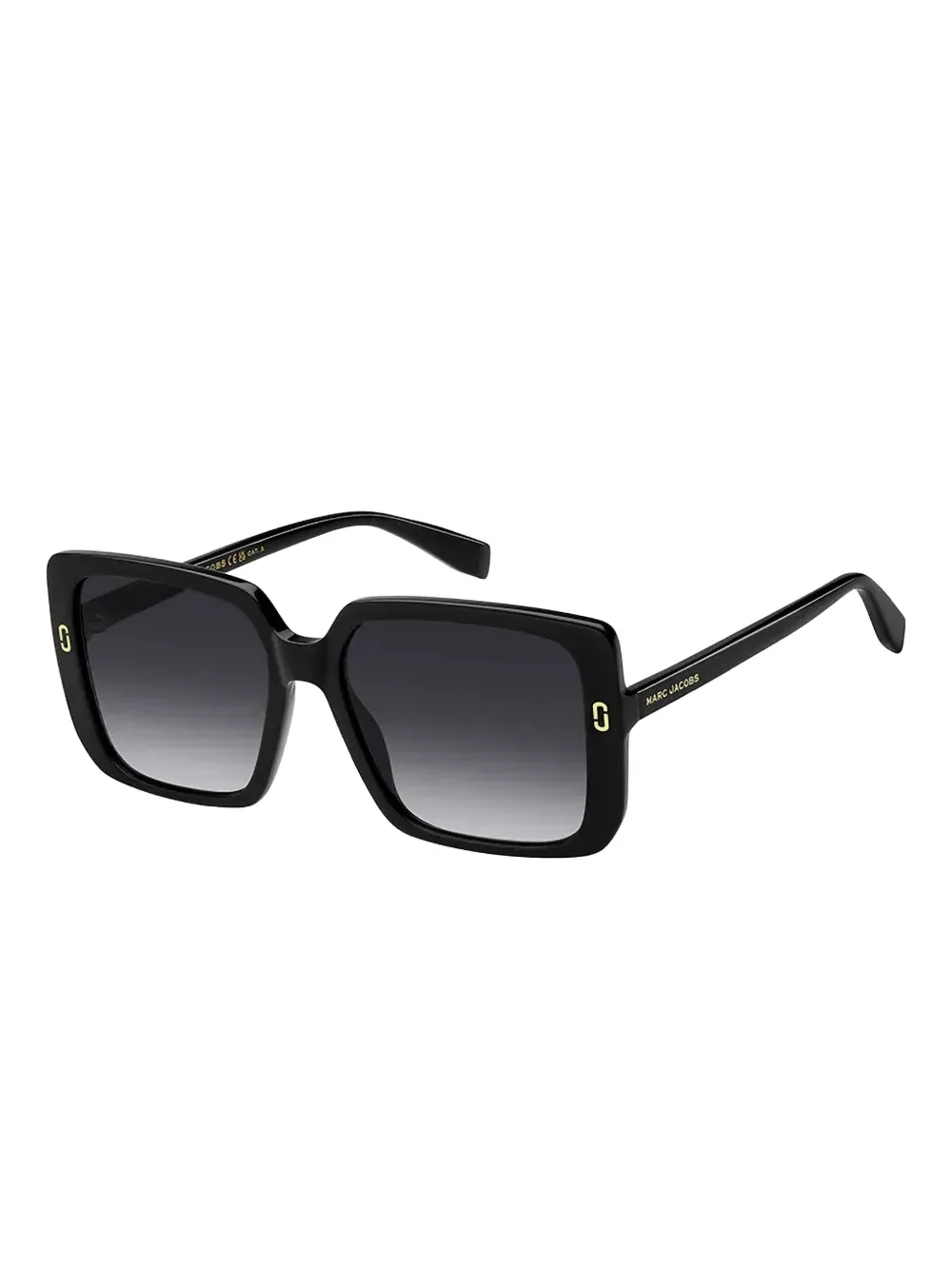 Marc Jacobs Eyewear Zonnebril met vierkant montuur Zwart