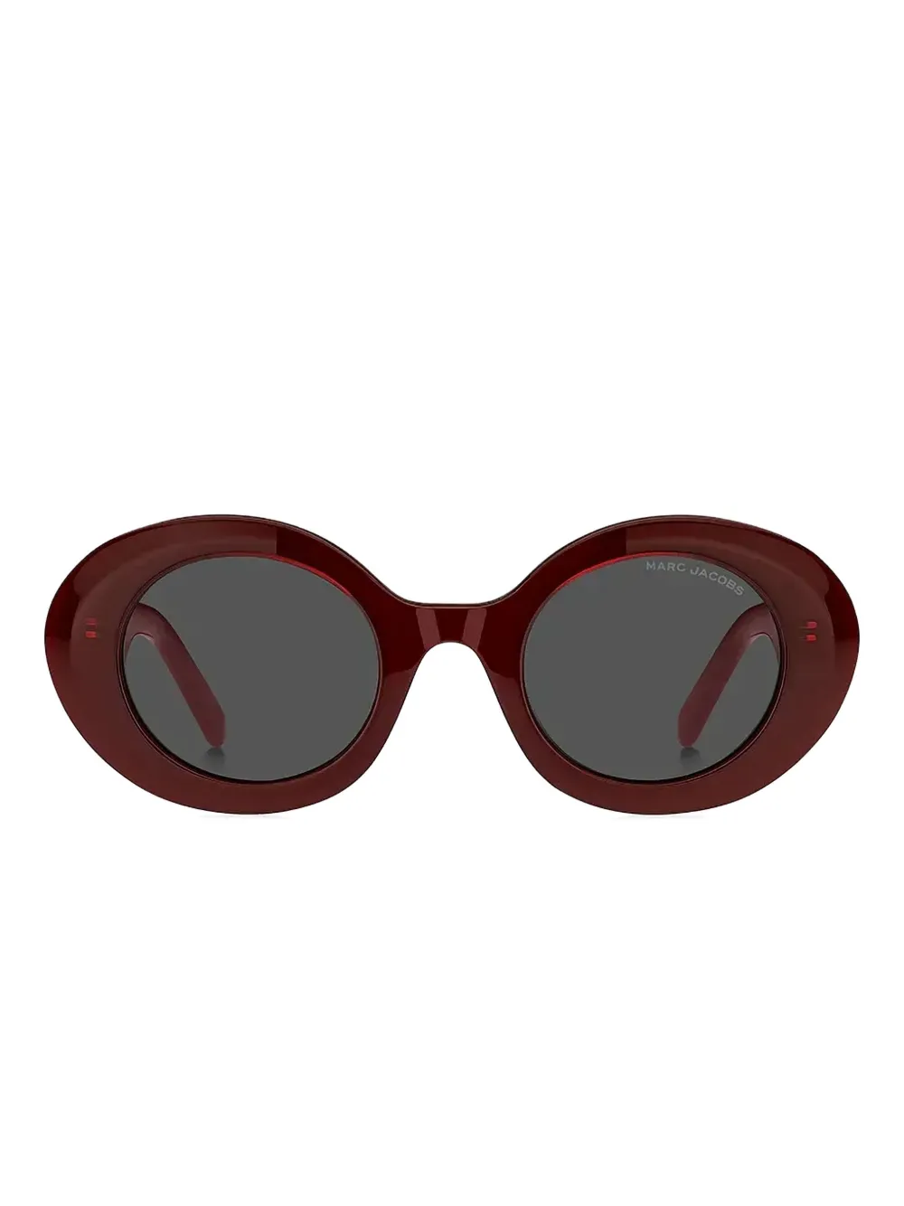 Marc Jacobs Eyewear Zonnebril met rond montuur Rood