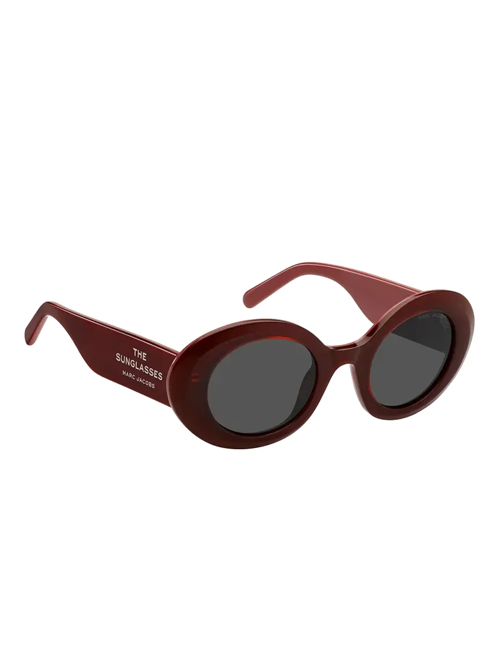 Marc Jacobs Eyewear Zonnebril met rond montuur Rood